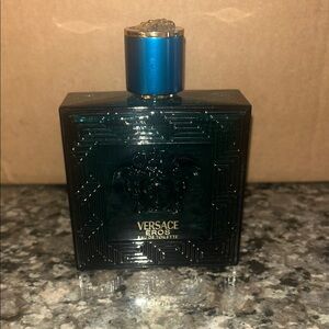 Versace Eros 100 ML Blue and Gold Fragrance Bottle
